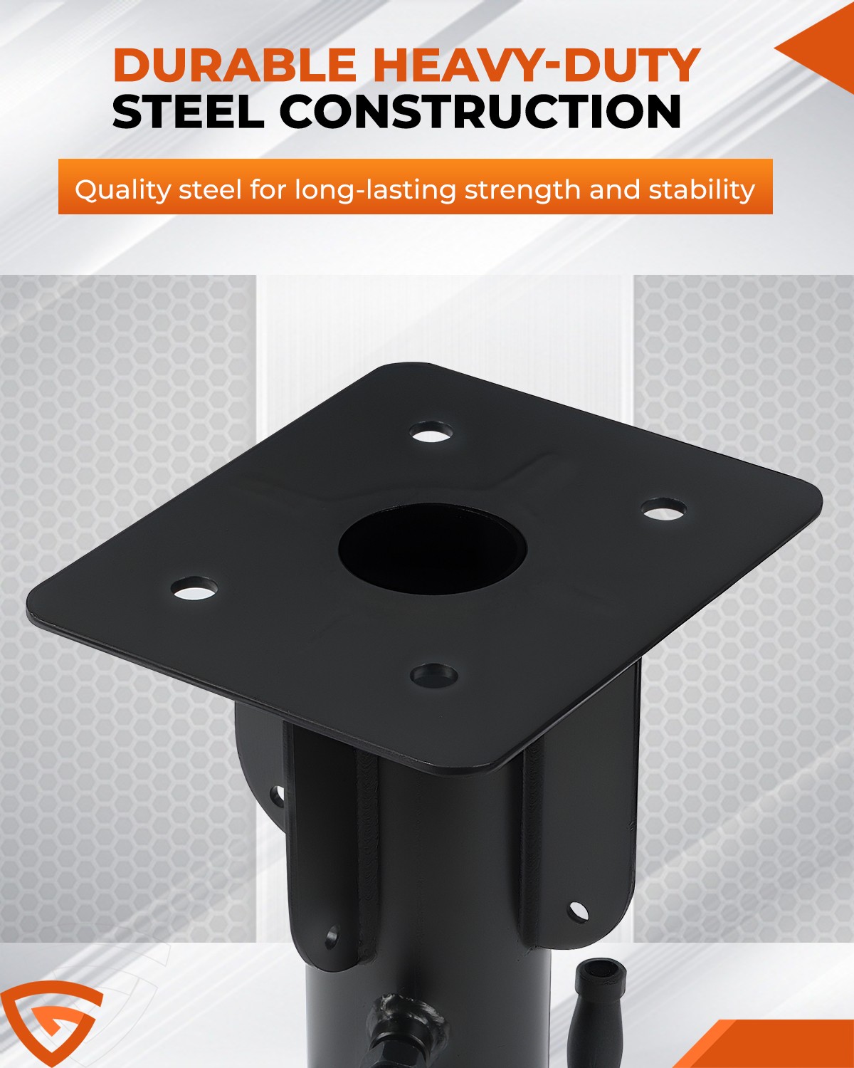 For Camper RV Trailer 12"-17" Fifth (5th) Wheel to Gooseneck Adapter Hitch