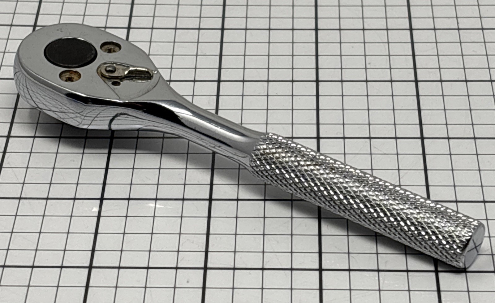 Proto Tools 1/4" Drive Ratchet Knurled Handle 4749 Pear Head USA Professional