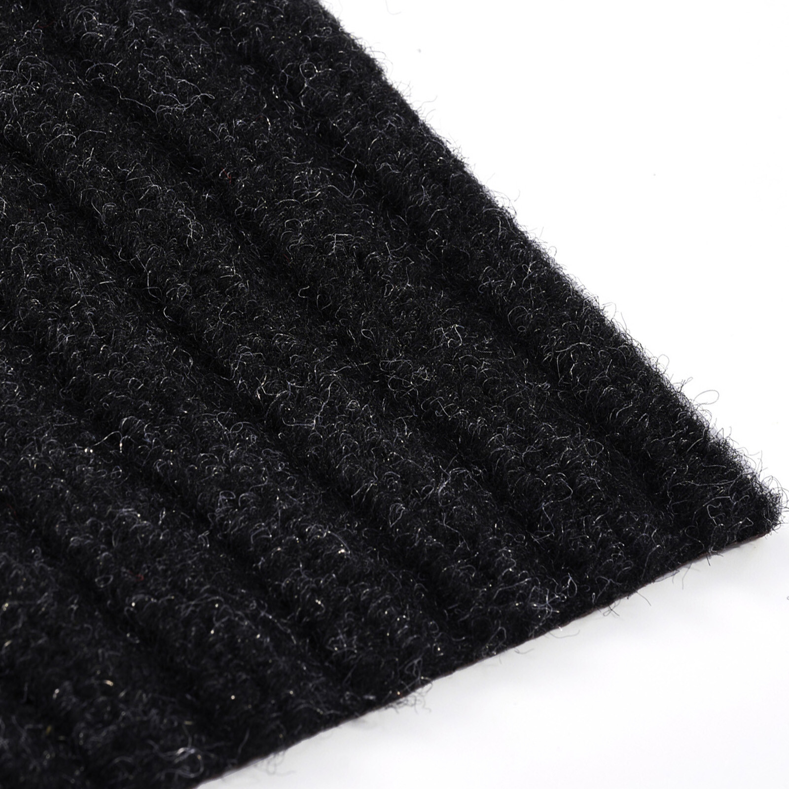Runner Rug Hallway Non Slip Rubber Back Stripe Black Carpet Doormat Throw Rug