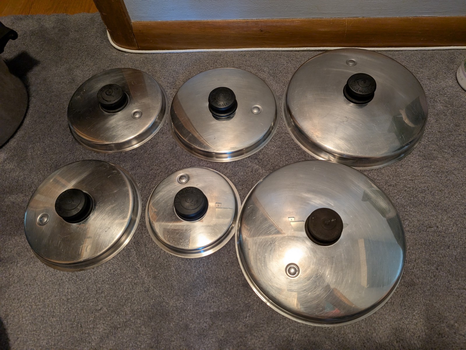 Vintage SALADMASTER 18-8 Tri-Clad Stainless Steel 15 Piece Cookware Set Made USA