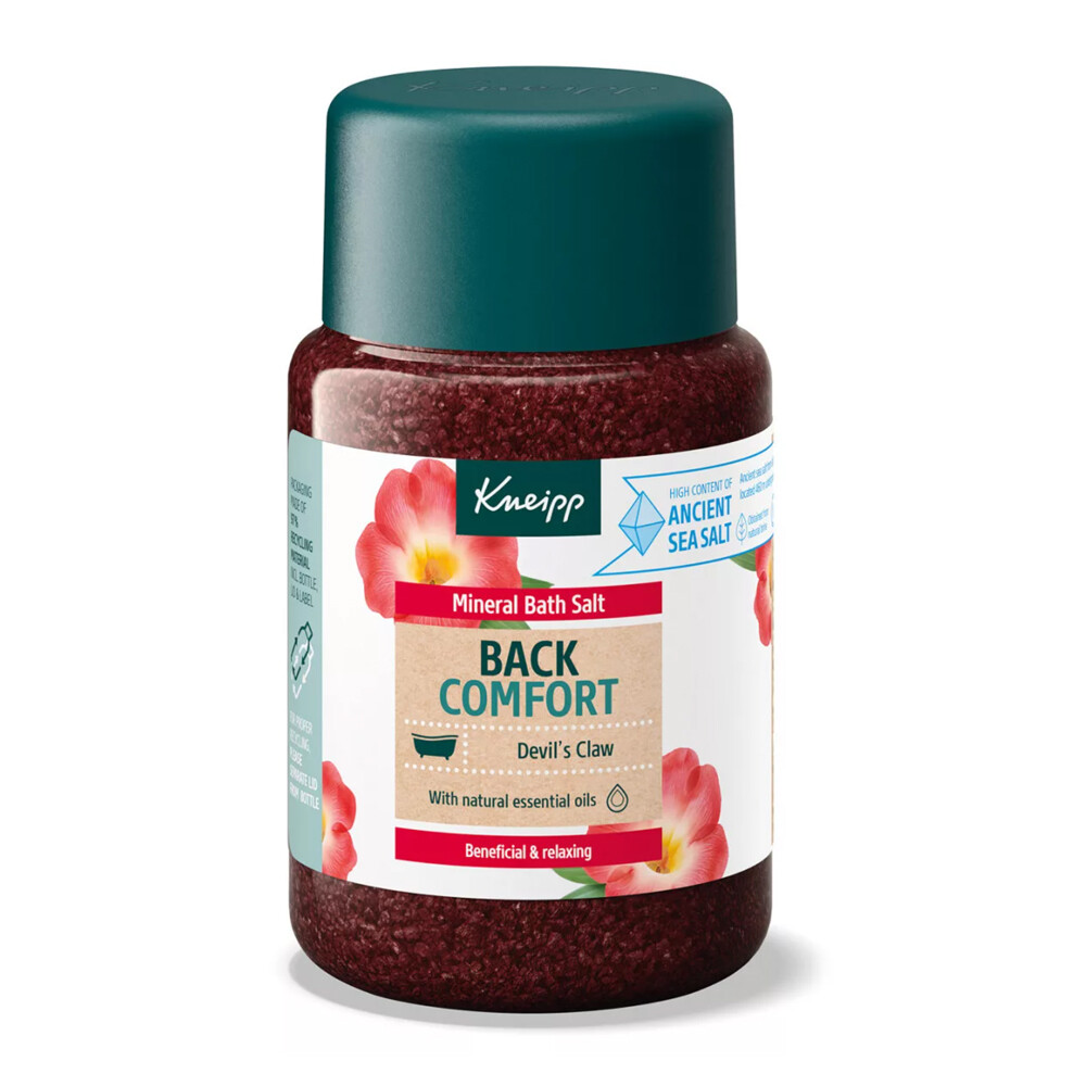 Kneipp Mineral Bath Salts Back Comfort Muscle Relaxation with Devil's Claw x6