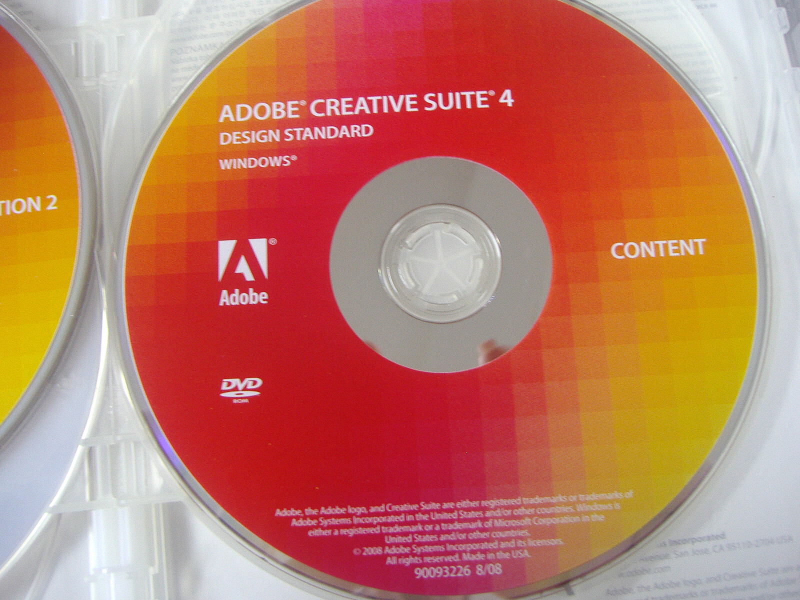Adobe Creative Suite 4 CS4 Design Standard For Windows Full Retai DVD Version