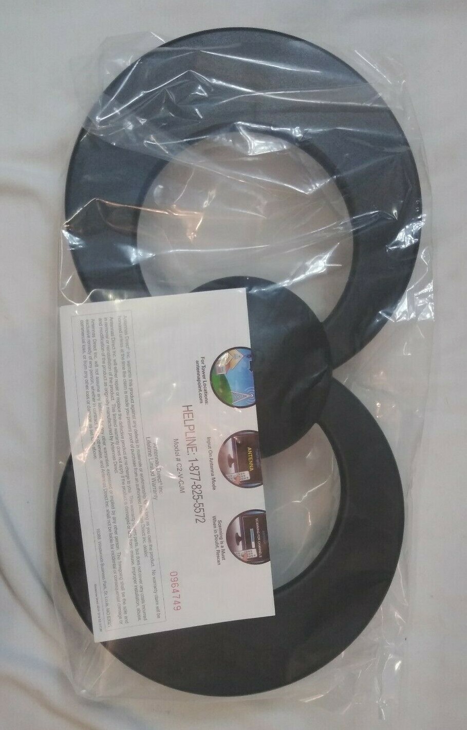 NEW ClearStream C2V-CJM Indoor/Outdoor HDTV Antenna w/ Mount 60+ Mile Range 1373