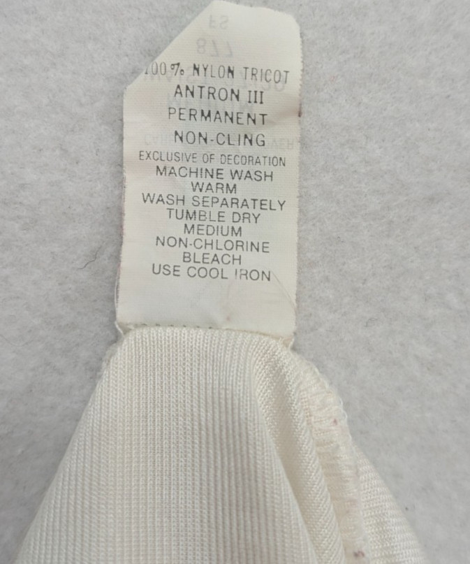 Vintage Women's Slip Skirt Ashley Taylor Size M White Half Lace Trim