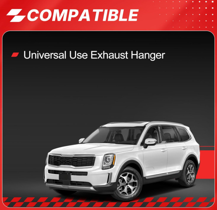 4 Pack Universal Stainless Steel Exhaust Hanger Rod Weld On Heavy Duty Exhaust