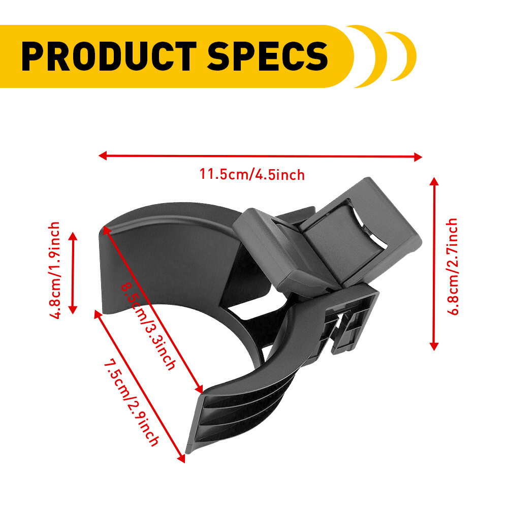 Center Console Cup Holder Divider Insert For 2014-2019 Toyota Highlander