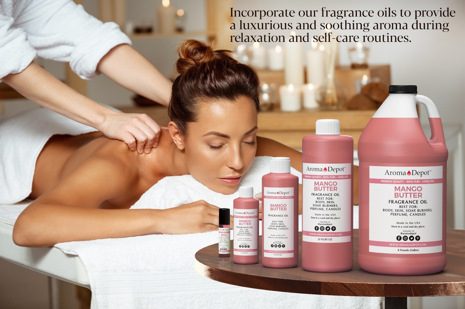 4 oz Fragrance Oils for Candle Soap Bath Bomb Incense Making Scented Oils Bulk