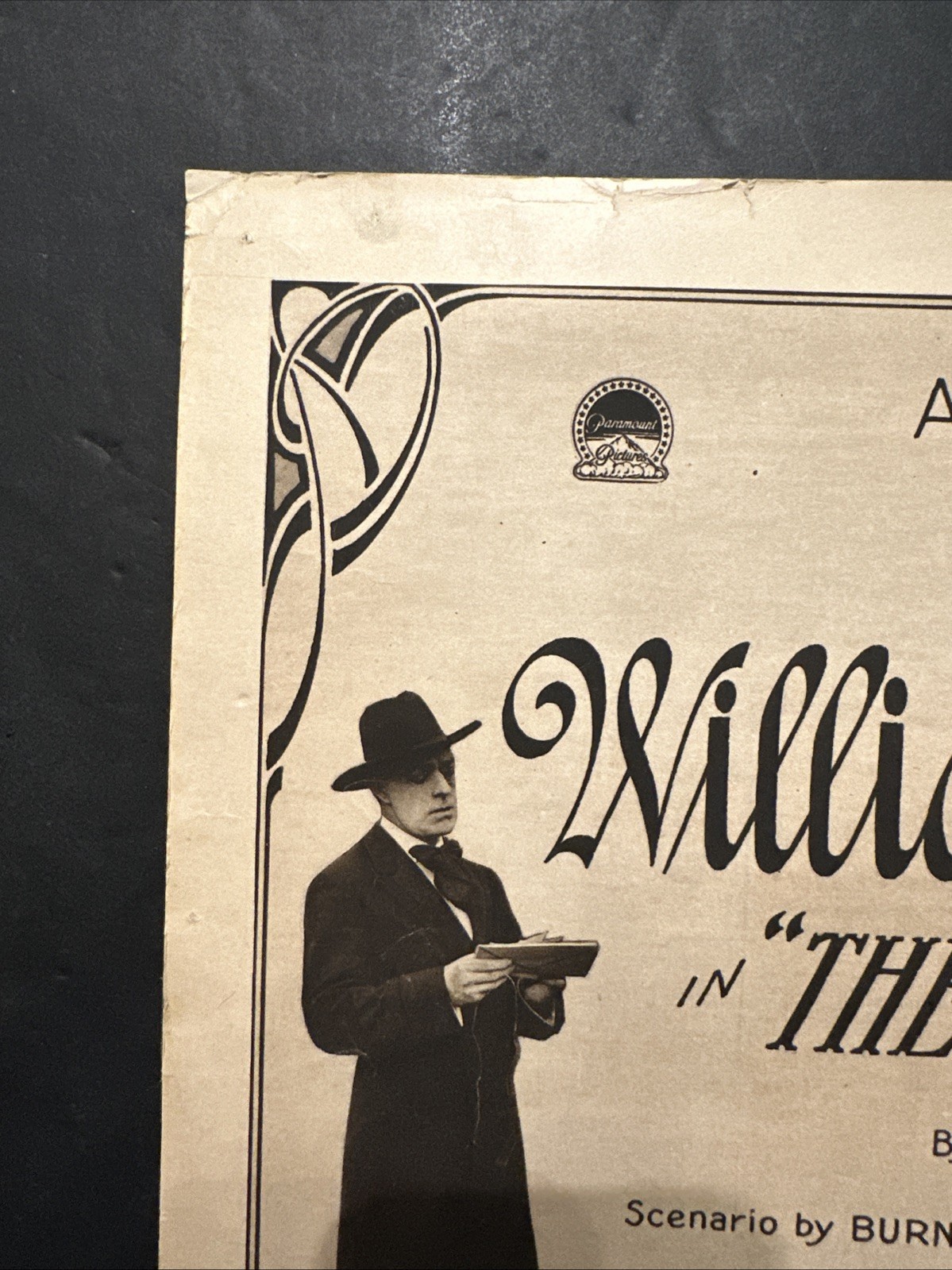 ANTIQUE ARTCRAFT PICTURES/ PARAMOUNT “the Silver King”W.F MOVIE LOBBY POSTER