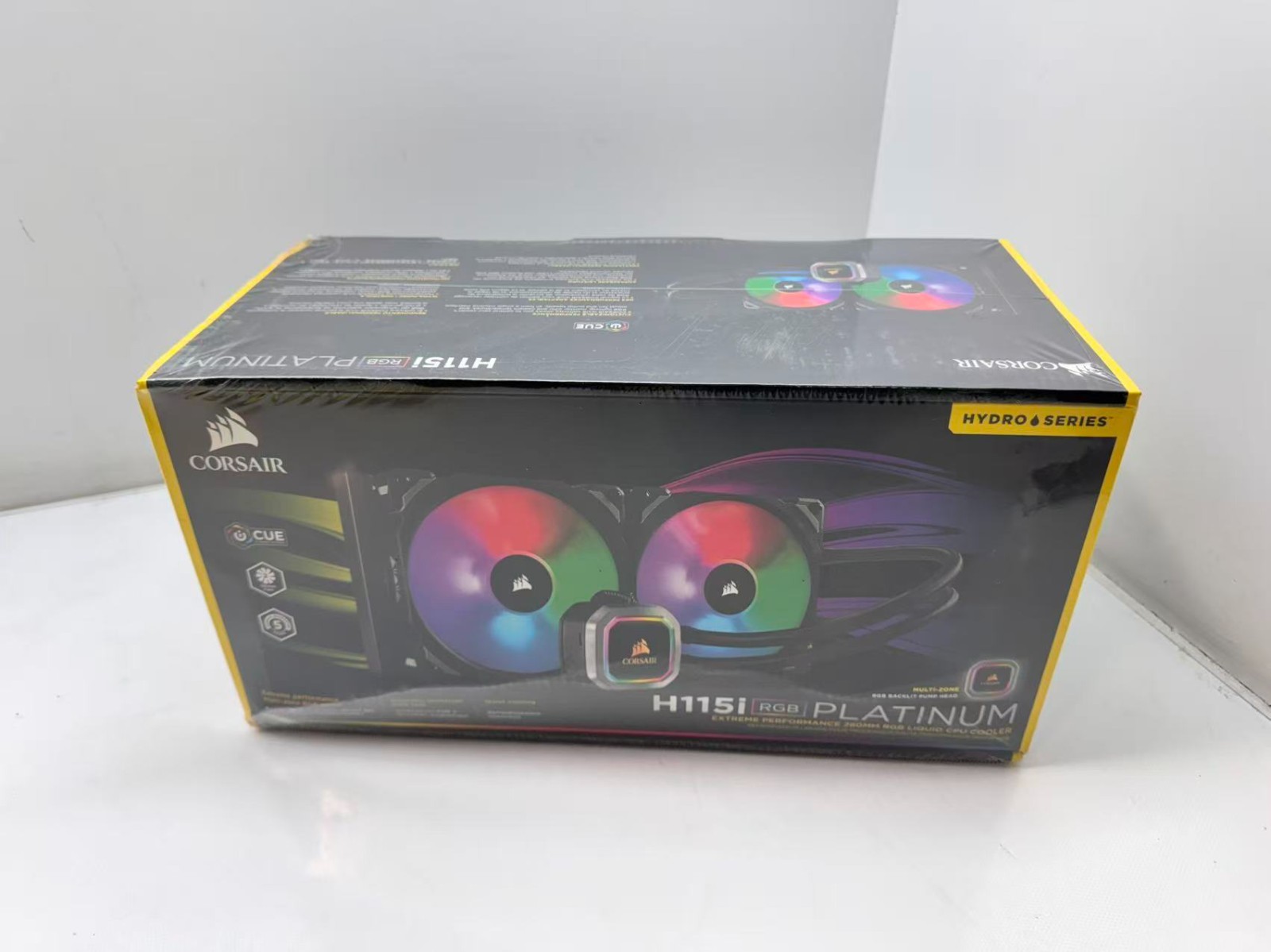 Corsair iCUE H115i RGB PLATINUM 280mm Liquid CPU Cooler Open Box
