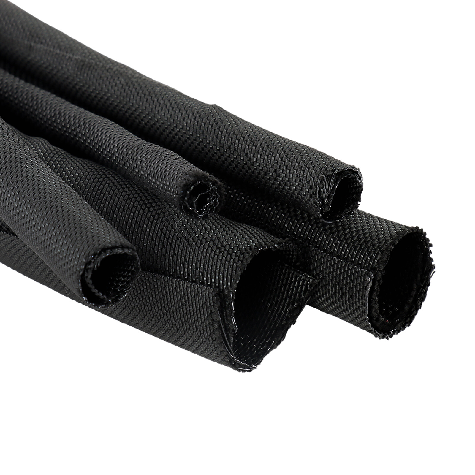 Braided Split-Sleeve Wire Loom Automotive Cable Harness Wrapping Cover Protector