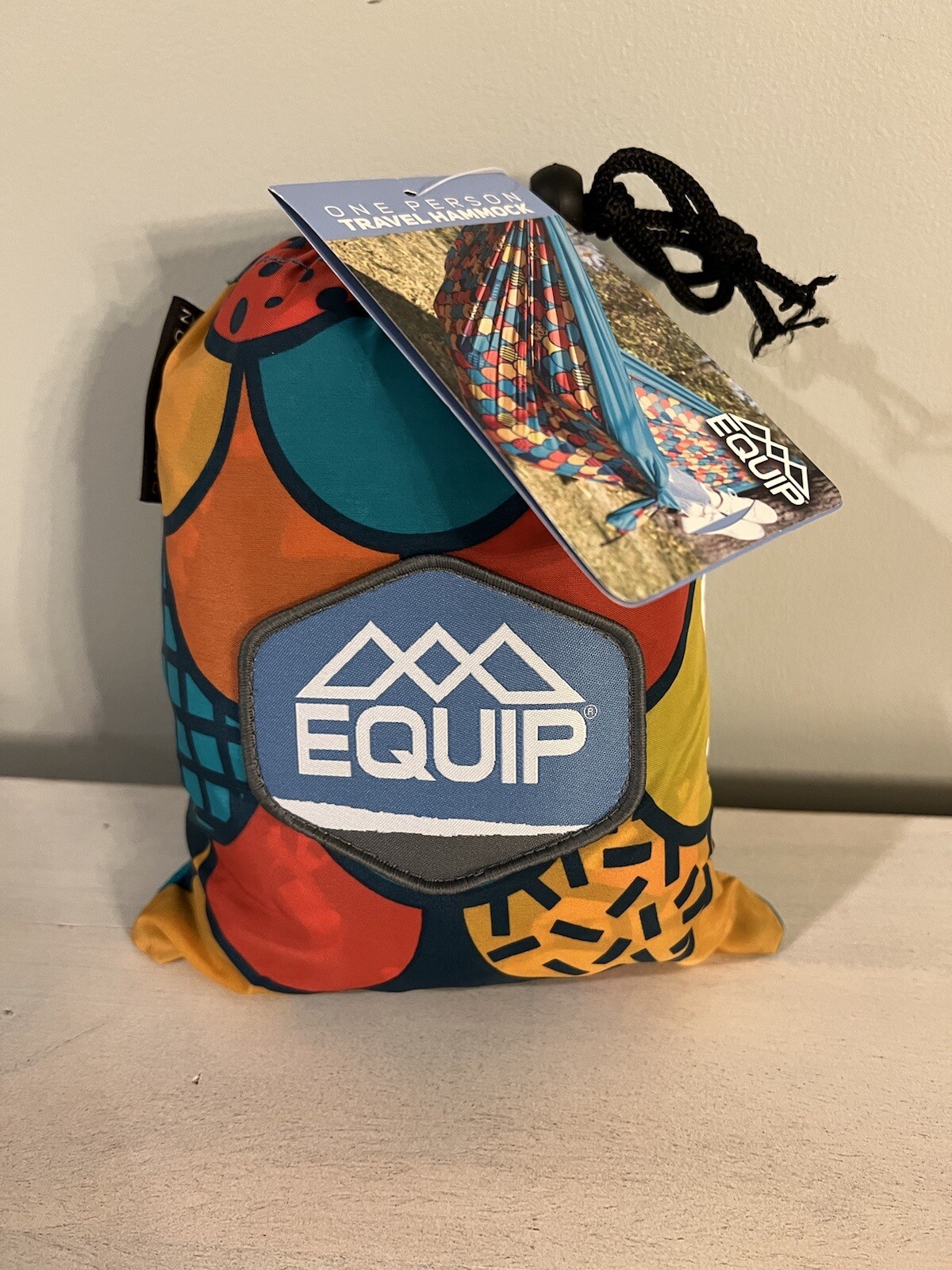 Travel Hammock Equip Lightweight Multicolor One Person Great For Camping NWT