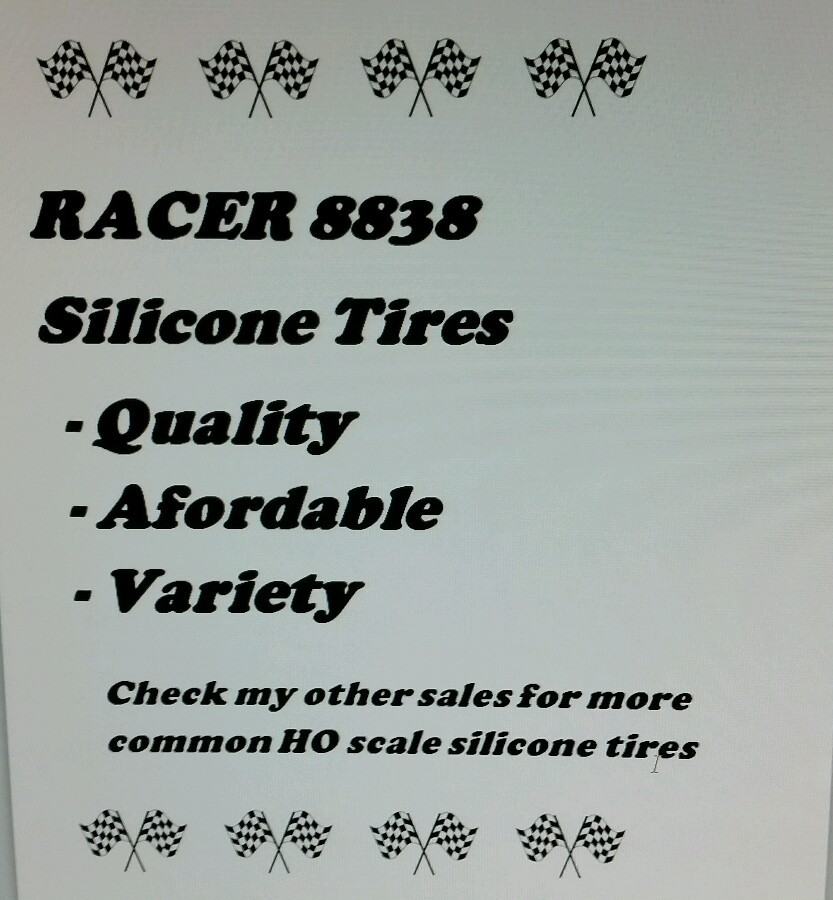 AFX G+ G-PLUS AURORA LOW profile FRONTS & REARS Upgrade Set 16 HO Slot Car tires