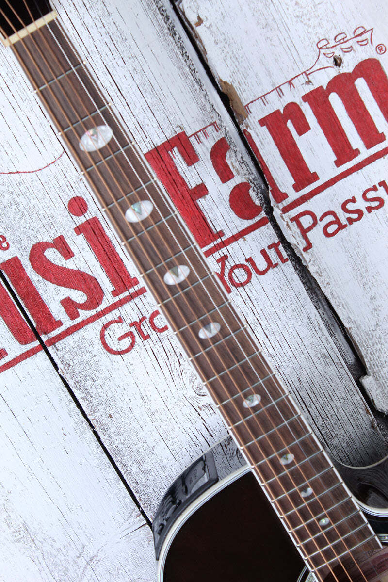 Takamine GN75CE Mini Jumbo Acoustic Electric Guitar Transparent Black Finish