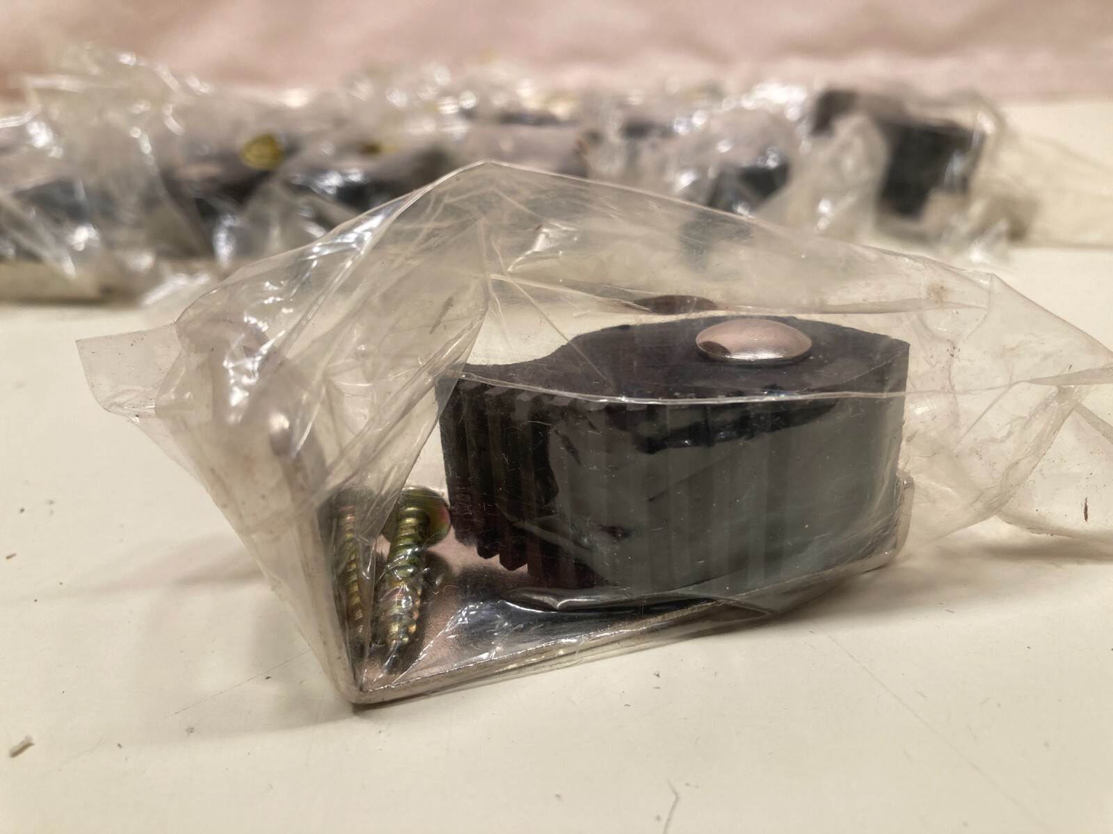 (26) Rubber & steel utility tool handle clips (for 3/4" to 1-1/4" dia) NOS