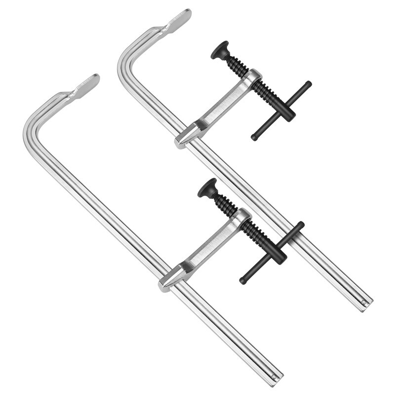Jorgensen 2-Pack 12-Inch Bar Clamps Drop Forged Steel Bar Clamps for Woodworking