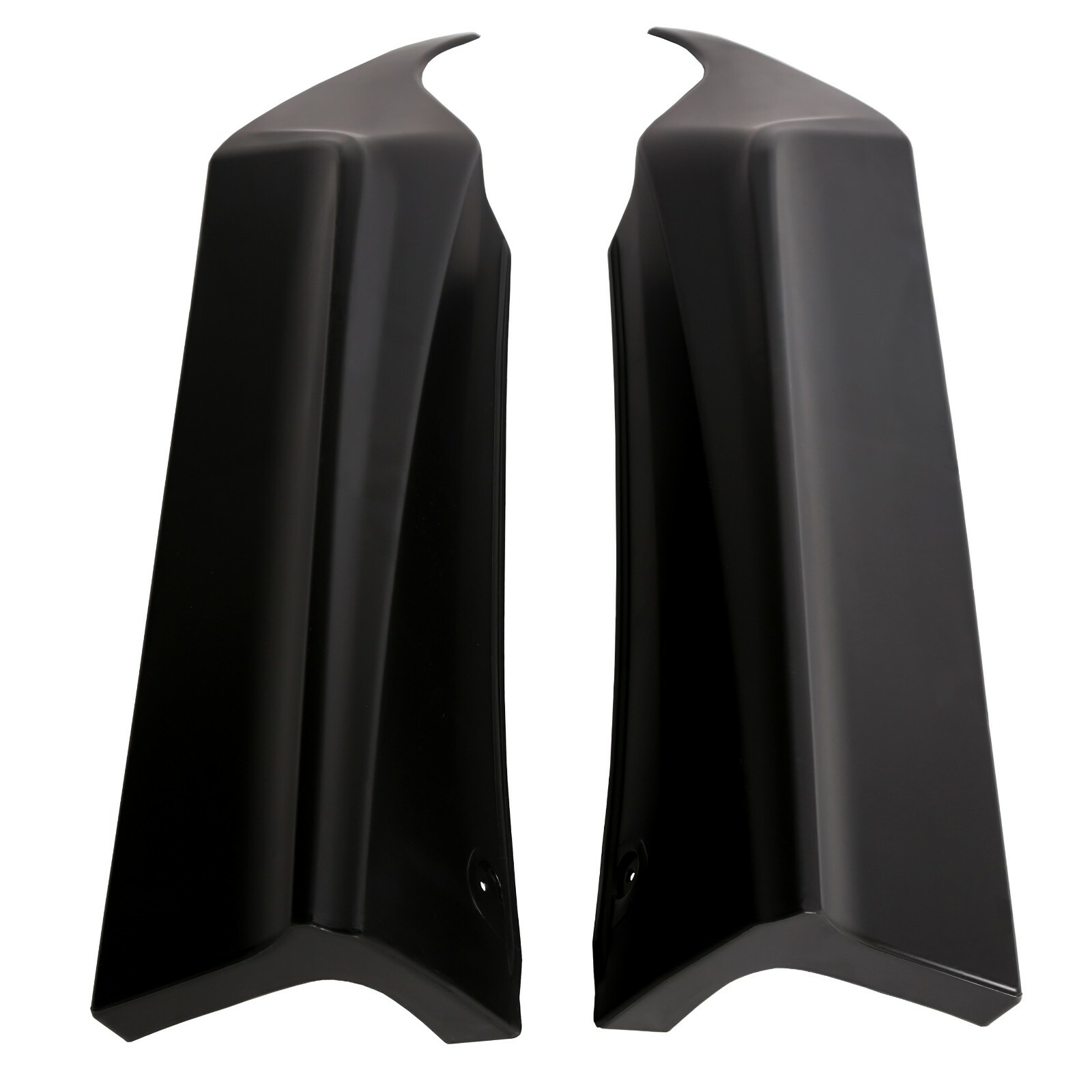 HECASA For 2013-15 Honda Accord 4-DR HFP-Style Black Rear Bumper Spoiler Lip 2pc