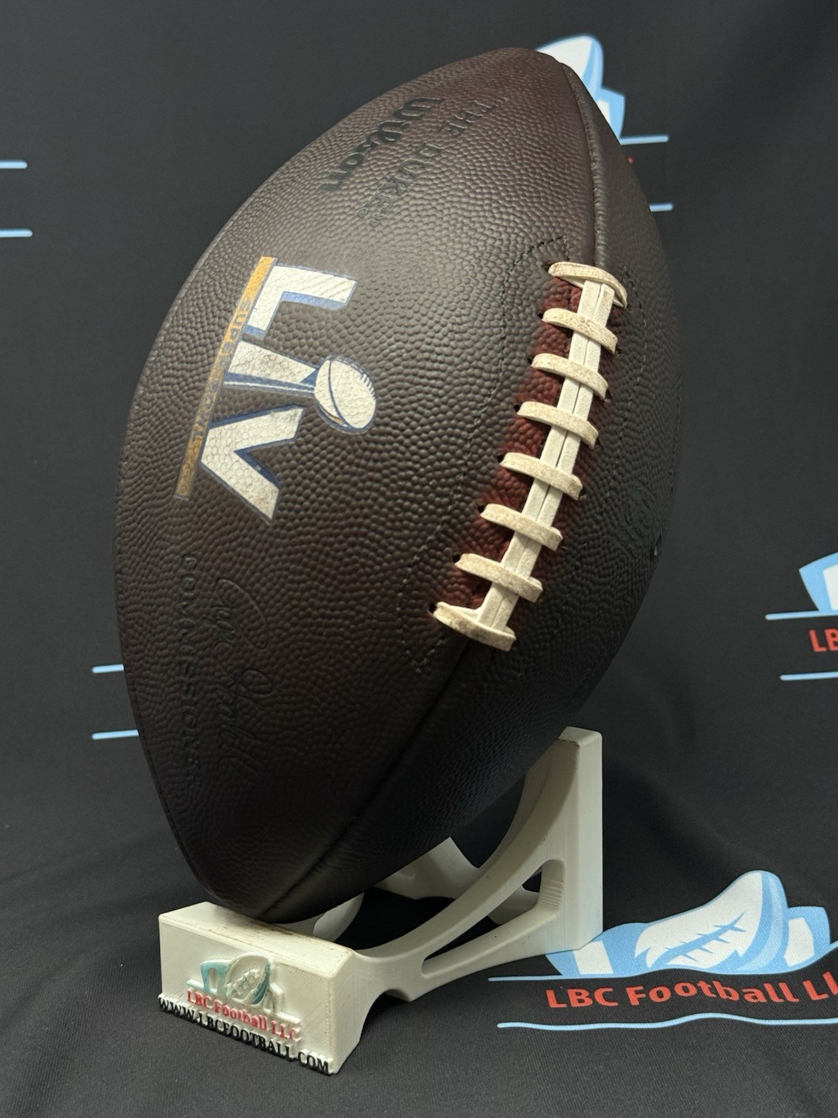 Kansas City Chiefs Game Issued Super Bowl LV Game Ball #068 Wilson Duke Football