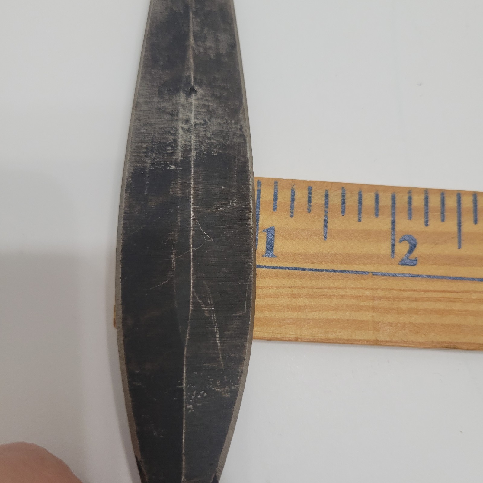 Primitive Antique Iron Spear Head Used collectible iron weapon