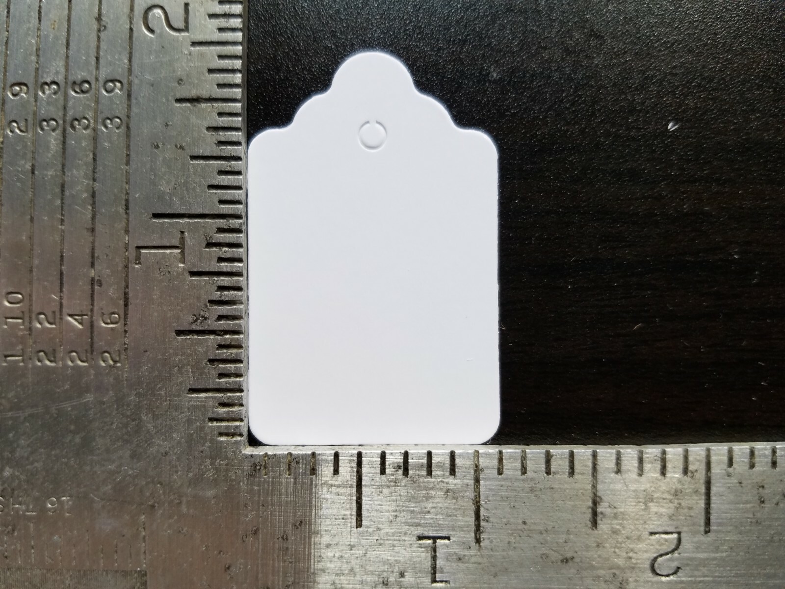 Blank White Merchandise Price Tags Retail Jewelry Large Small No String Unstrung