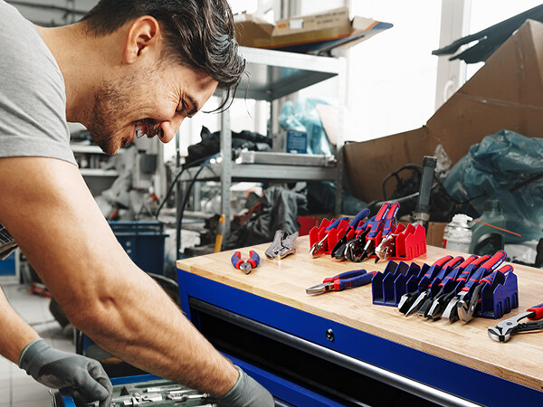 2-Pack Plier Organizer Rack 20 Slots w/Non-Slip Rubber Base Pliers Not Include