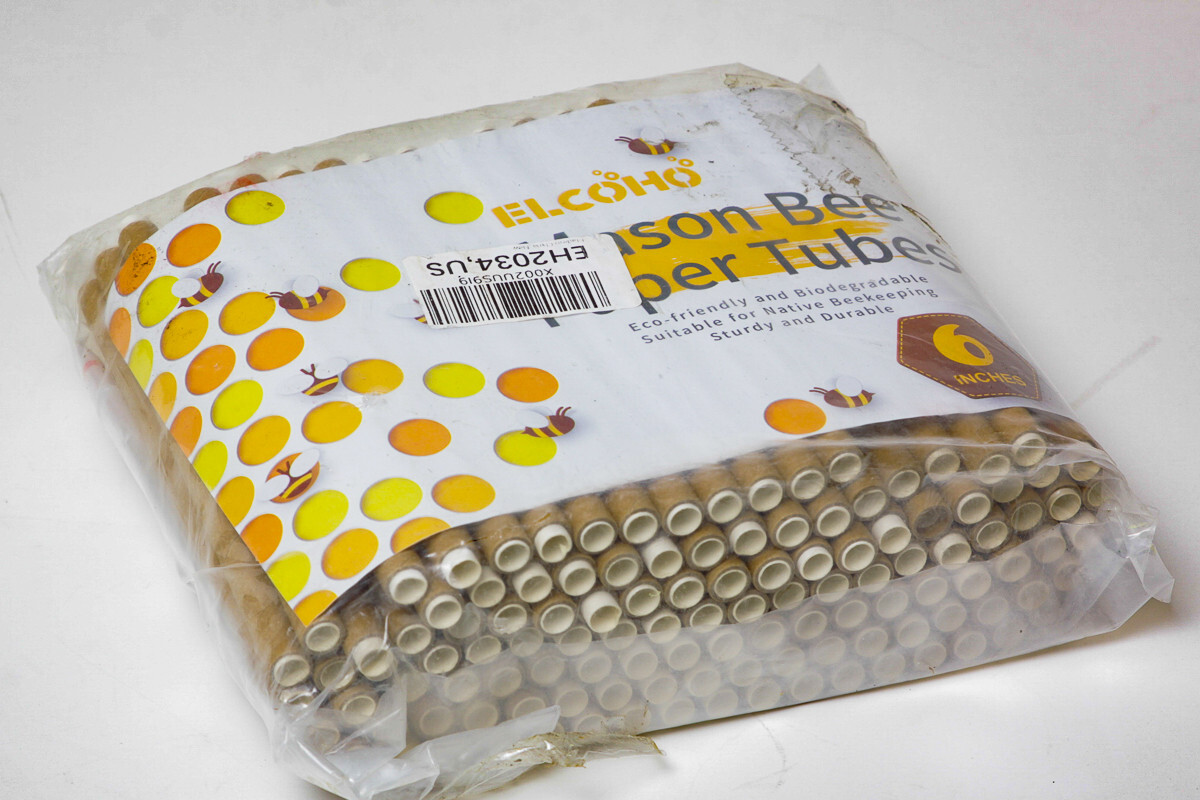 Cardboard Mason Bee House Tubes 6 Inches Paper Tubes for Mason Bees (200)