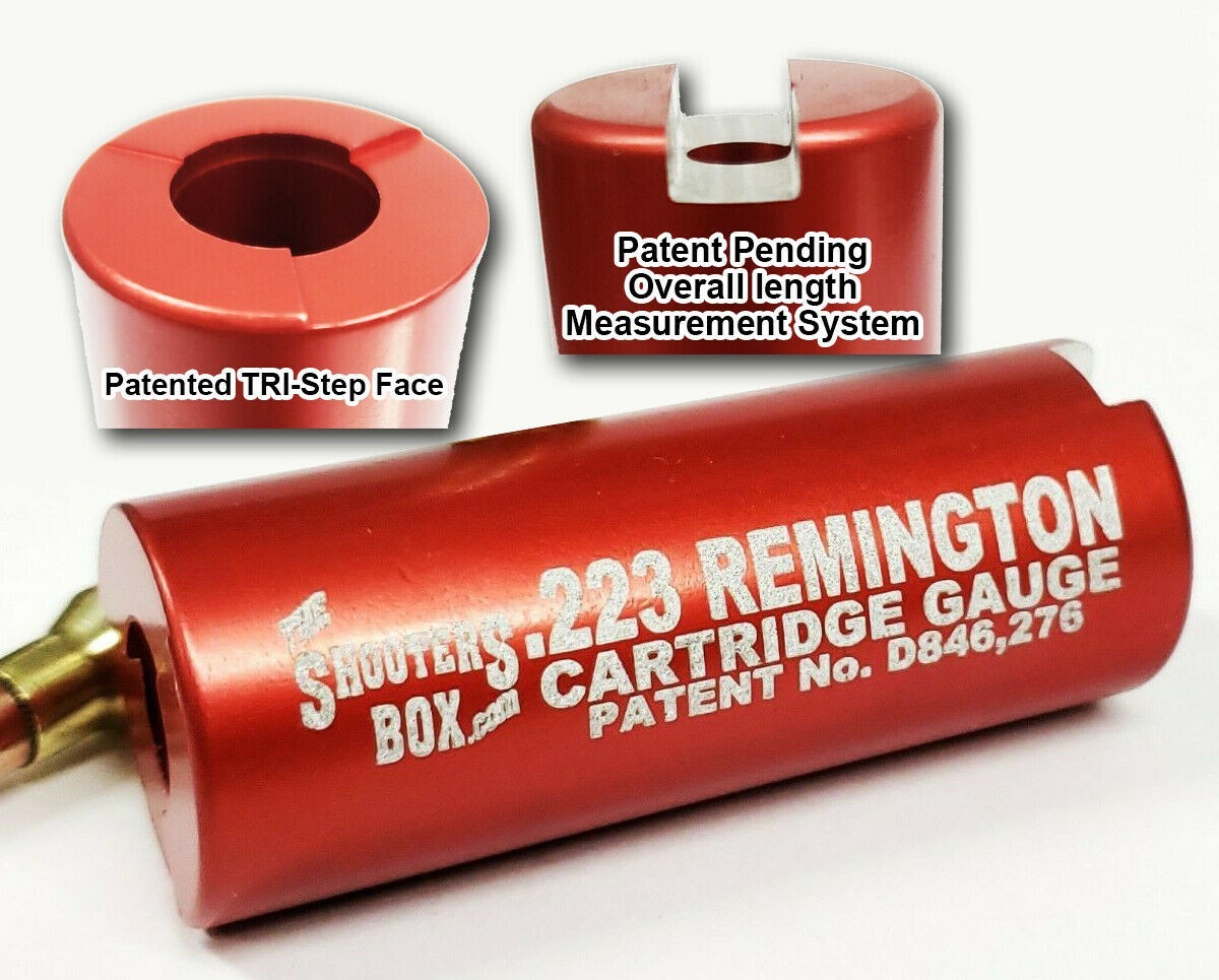 .223 Remington Case & Ammunition Gauge - Patented Design ! - Free Shipping!