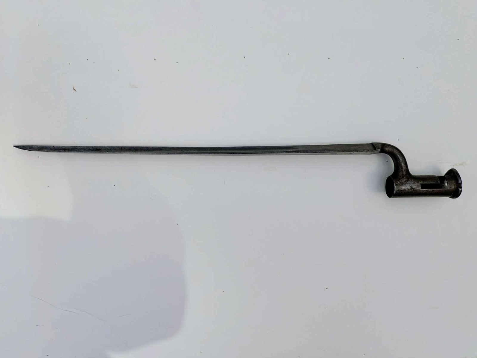 British Pattern 1842 Bayonet converted to Pattern 1851, probably Confederate