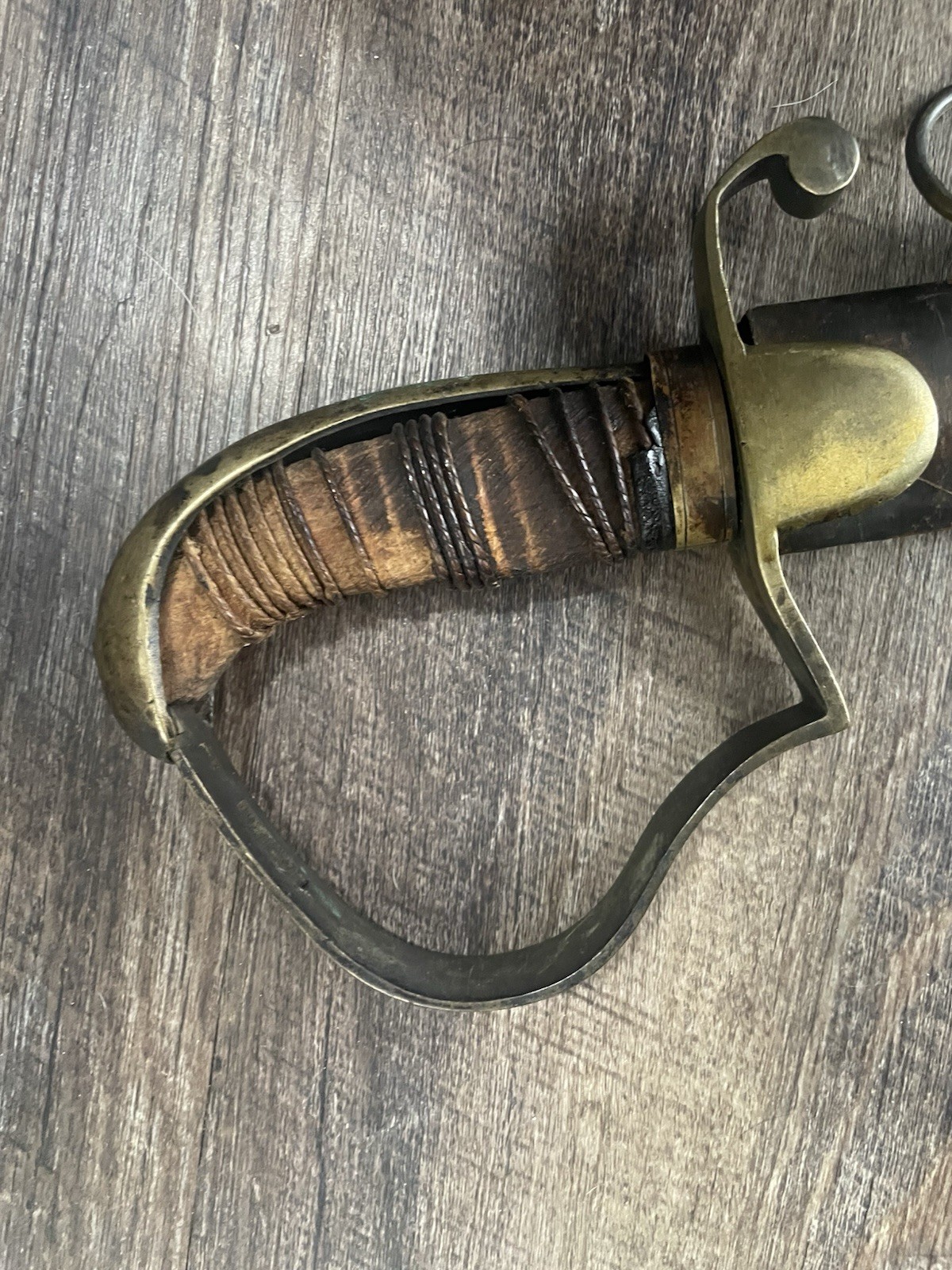 Vintage Original US War Of 1812 Sword With Brass Scabbard