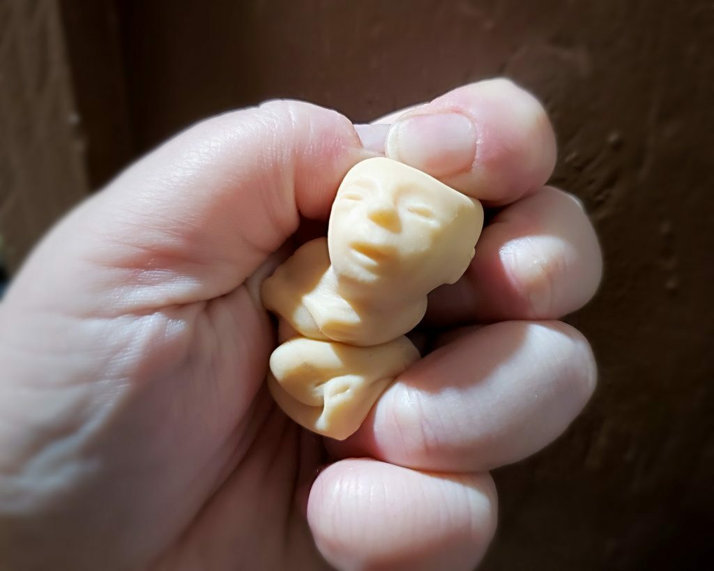 3 Rubber Fetus Set, Baby Fetal Model, Weird, Medical, Oddities, Curiosities