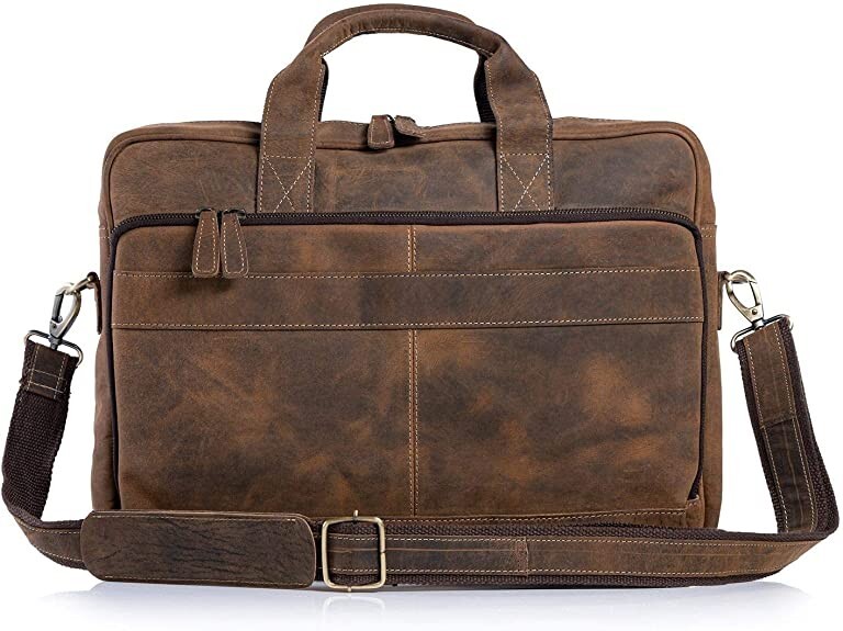Leather briefcases Laptop Messenger Bags for Men and Women Best Office Bag
