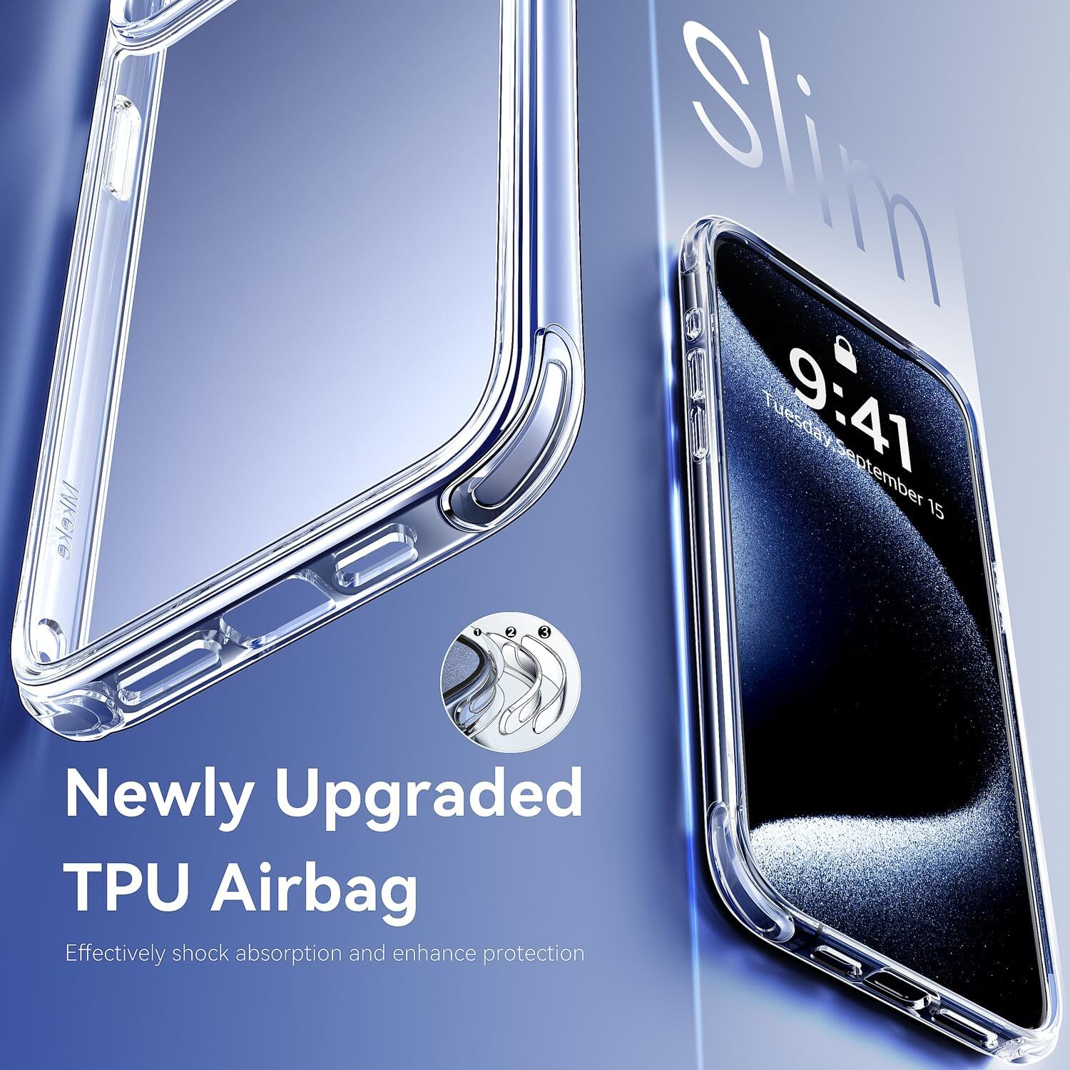 Clear Case Shockproof Cover for iPhone 16 15 14 13 12 11 Pro Max Mini XS XR X 8