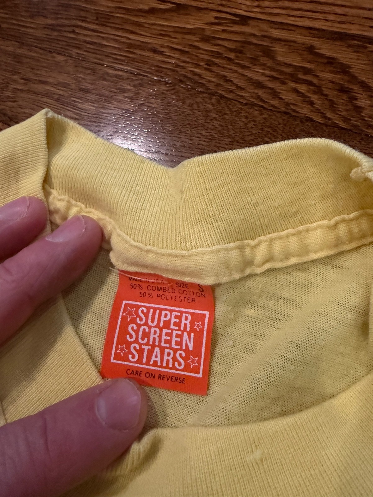 Joffrey Dancers Ballet T-Shirt Adult S Yellow VTG 80s University of Iowa