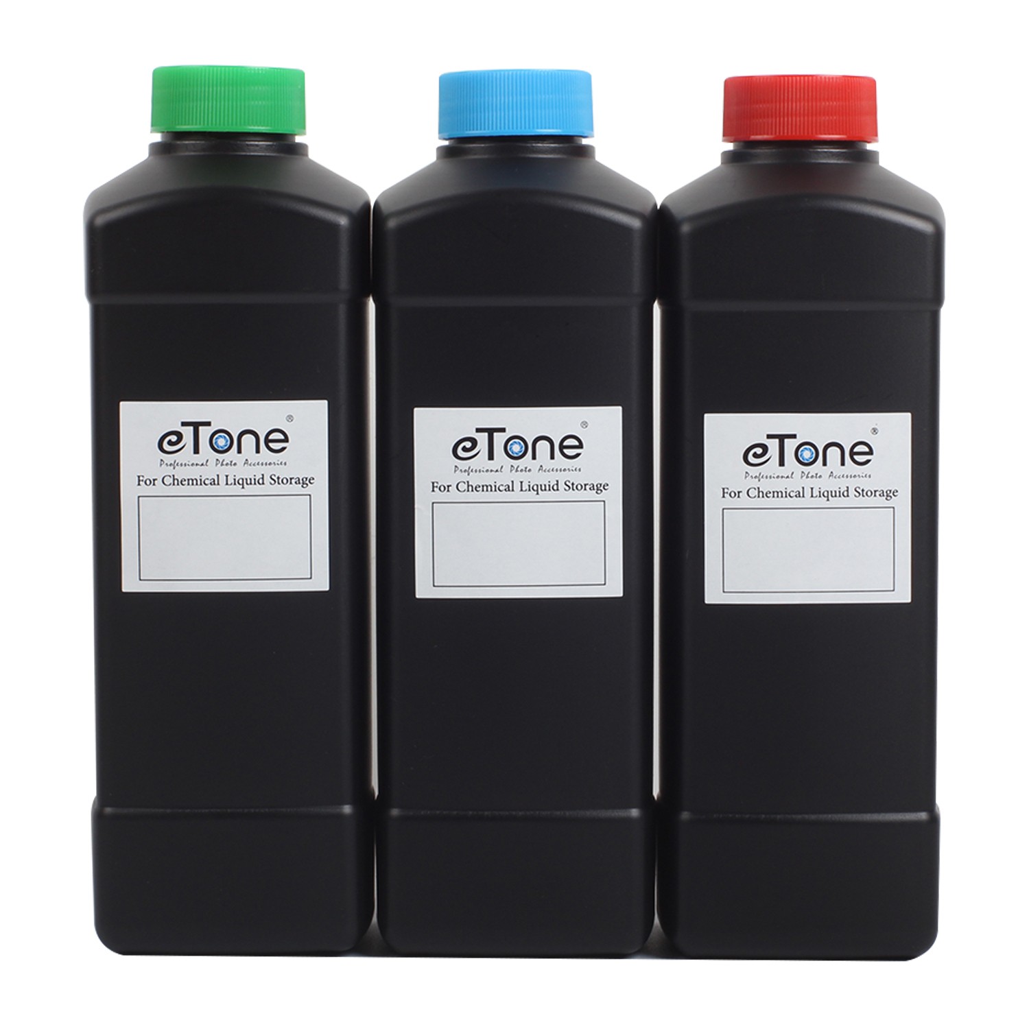 3x 1000ml Darkroom Developer Chemical Storage Bottles For 135 4x5 B/W Film Photo