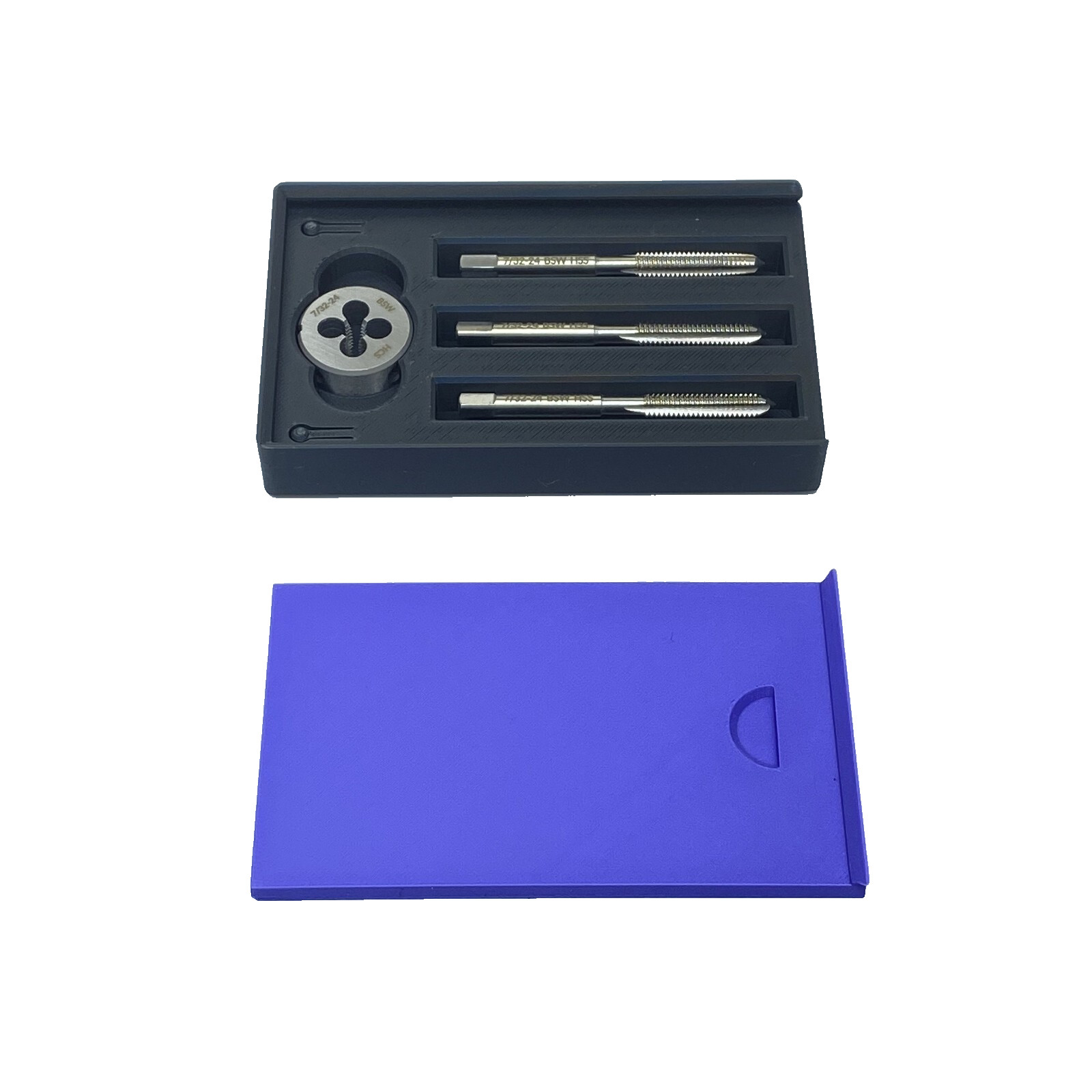 7/32-24 BSW HSS (#12-24) 5 Piece Tap & Die Set, Stanley Plane Restoration Tools