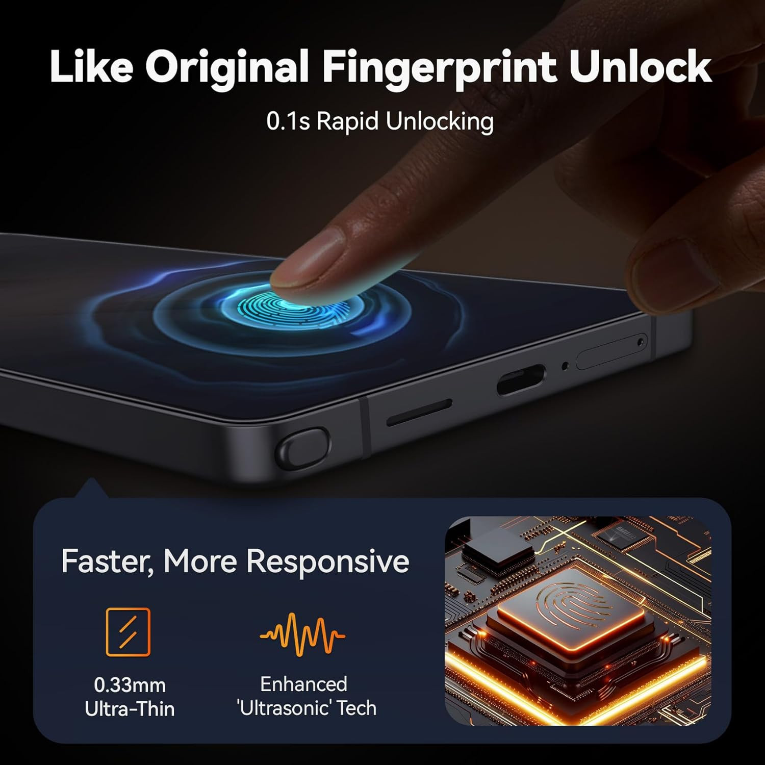 3 Pack Tempered Glass Screen Protector for Samsung Galaxy S26 Ultra with 3 Pack