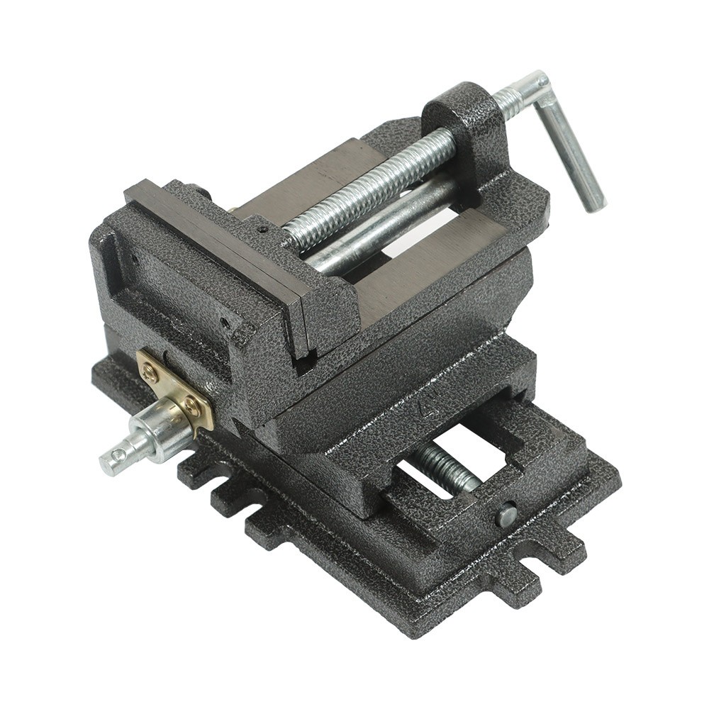 4" Cross Drill Press Vise X-Y Clamp Machine Slide Metal Milling 2 Way Heavy Duty