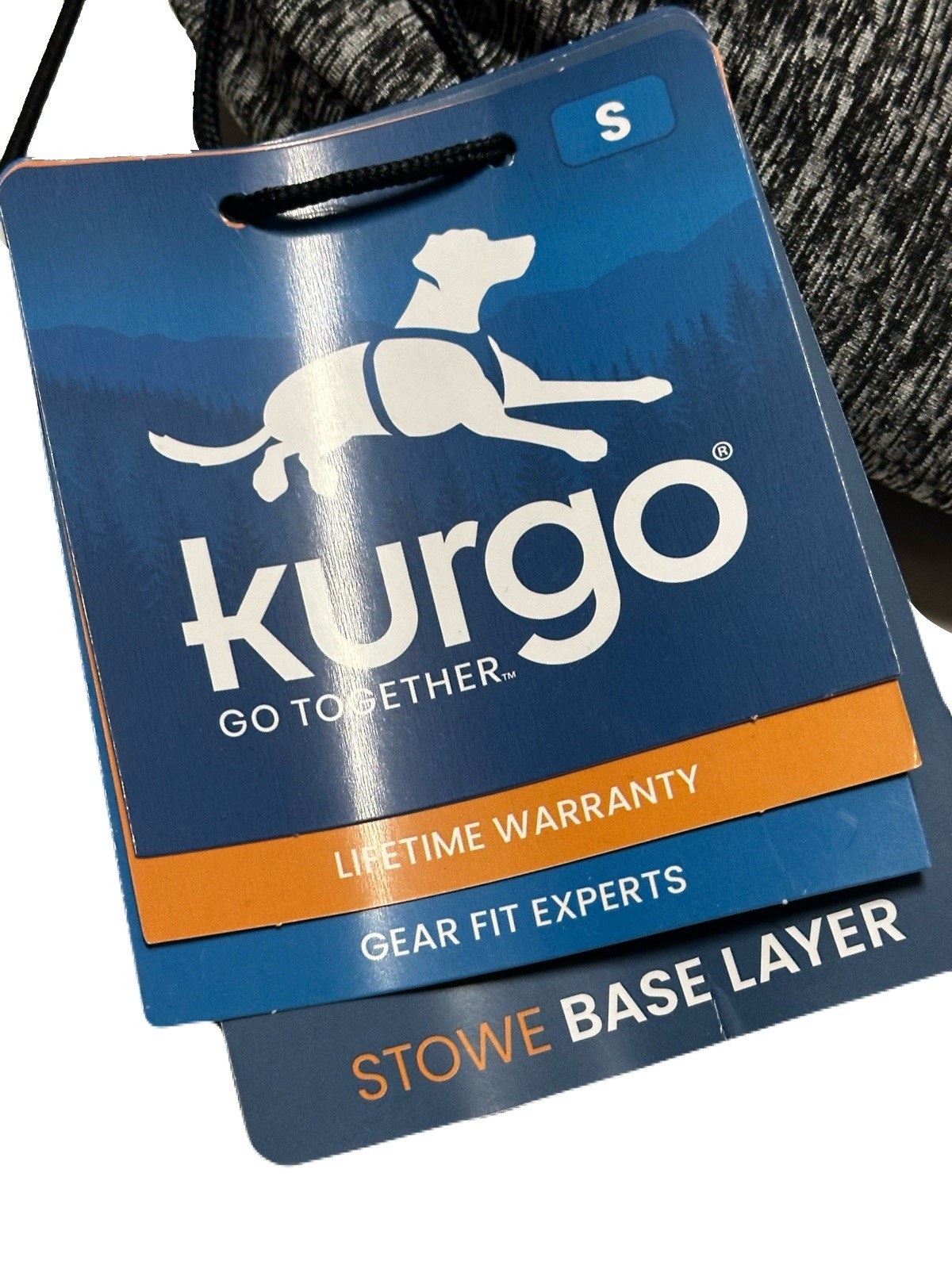 NEW Kurgo Stowe Base Layer Dog Bodysuit Size Small Heather Black Recovery Suit