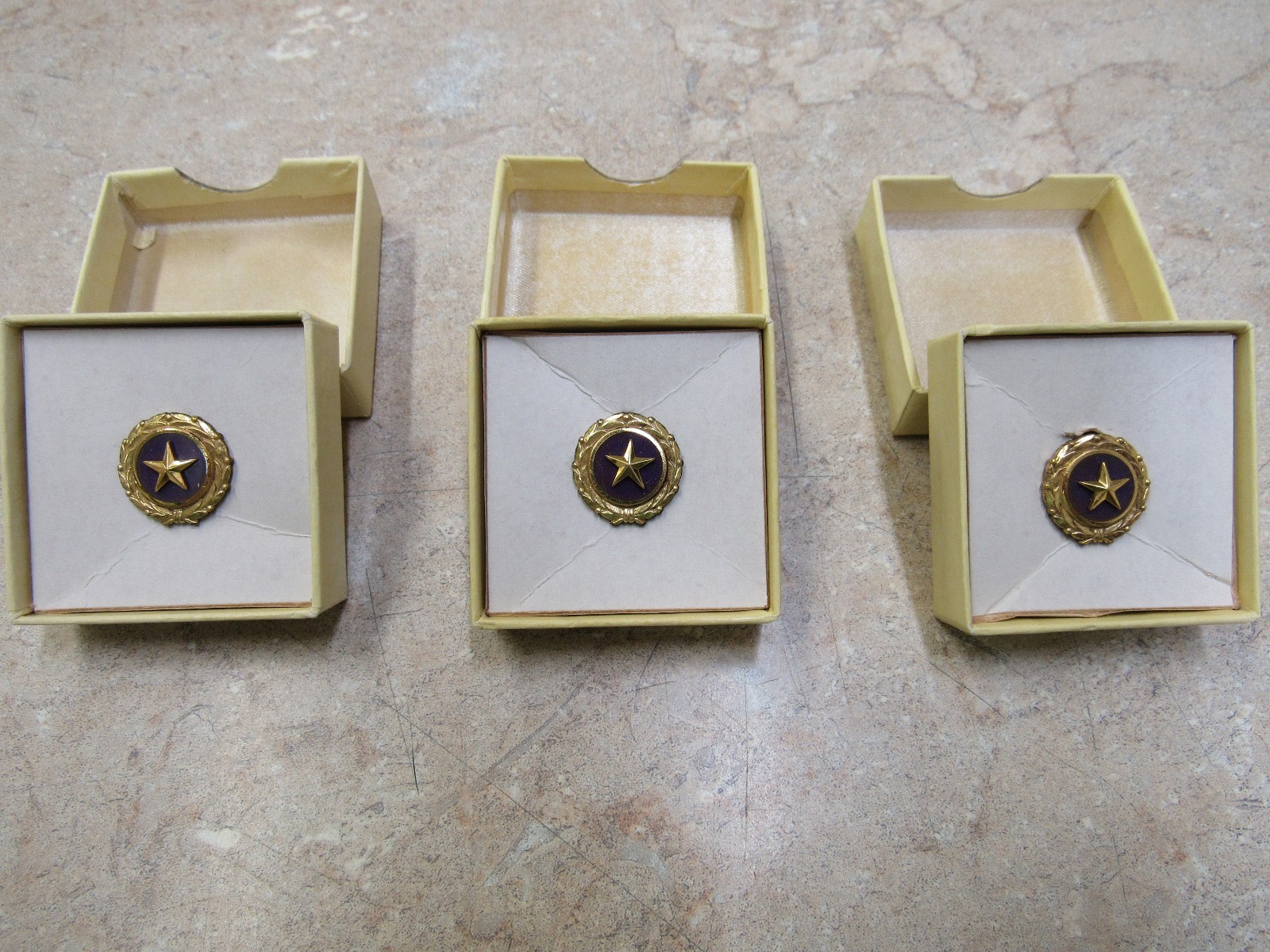 Original Gold Star Mothers US Military Lapel Pin Button 1947 ACT of Congress NOS