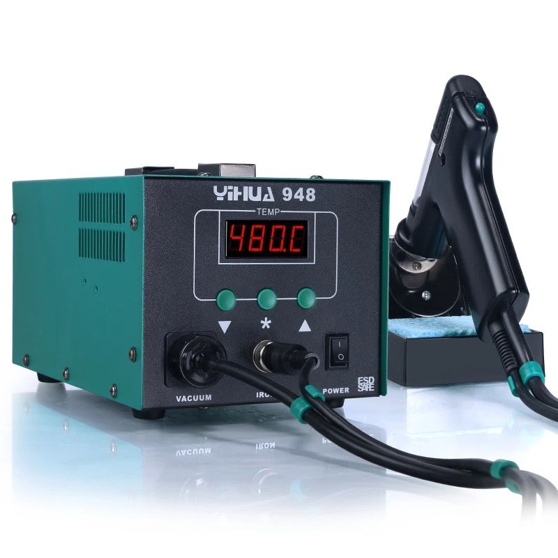 YIHUA 948 Desoldering Station 90W Digital Desoldering Gun Pump Soldering Station