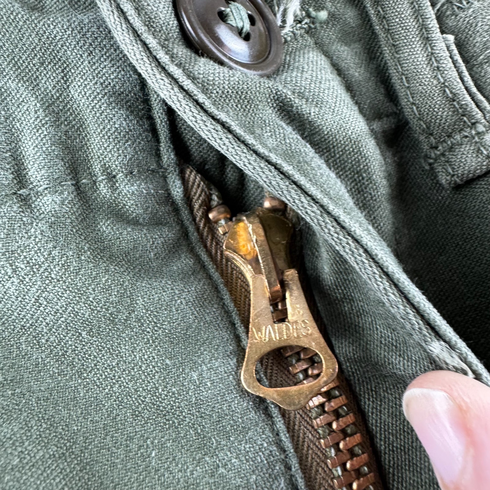 Vintage 50s Military Pants Mens 29x26 Korean War Cargo M-51 Field