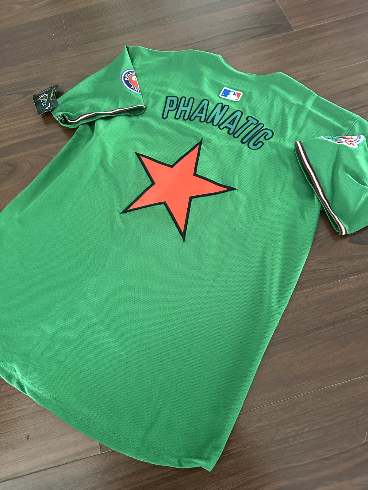 NEW Custom Mens Philadelphia Phillies Philly Phanatic Stitched Jersey USA Seller