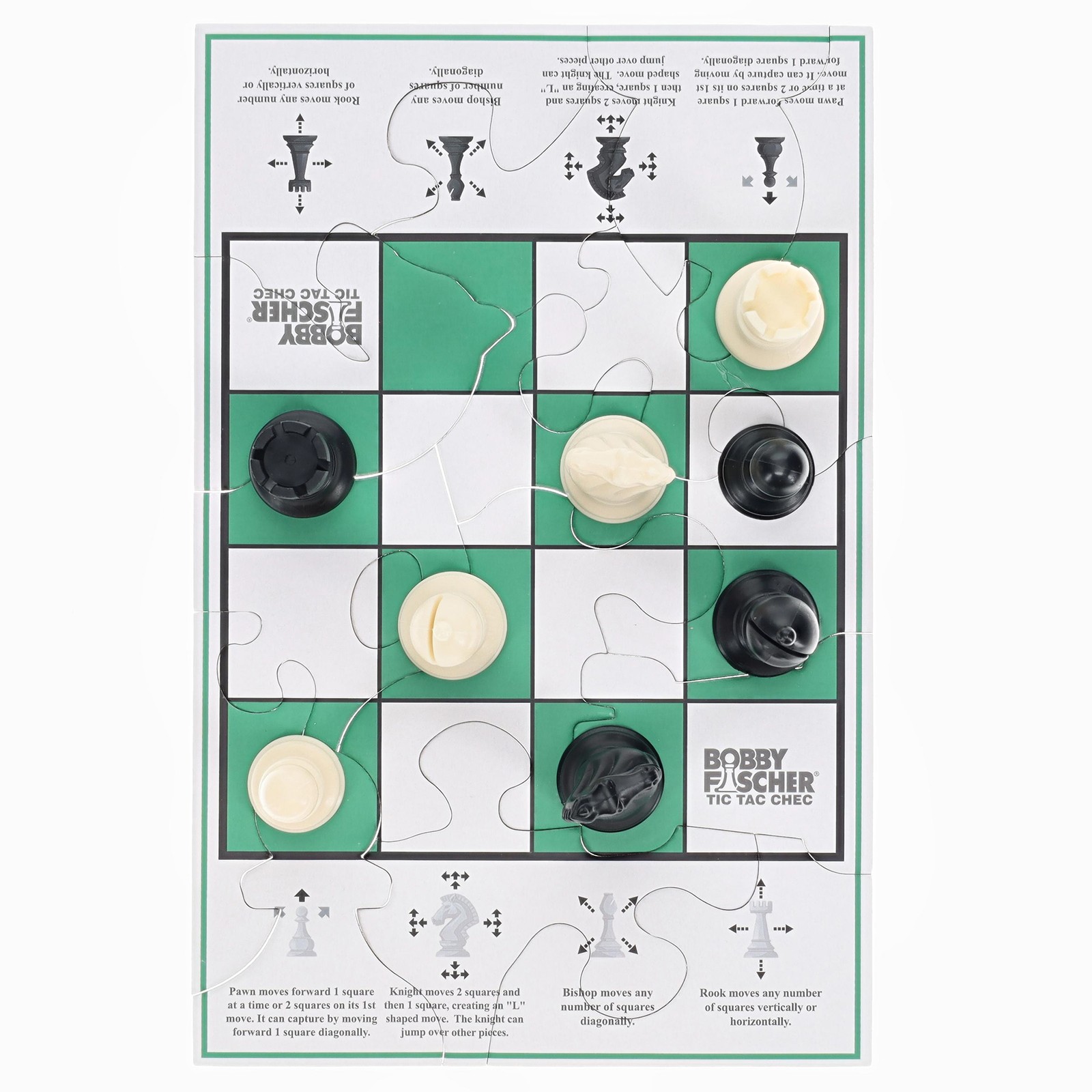 Bobby Fischer Tic Tac Chec Game