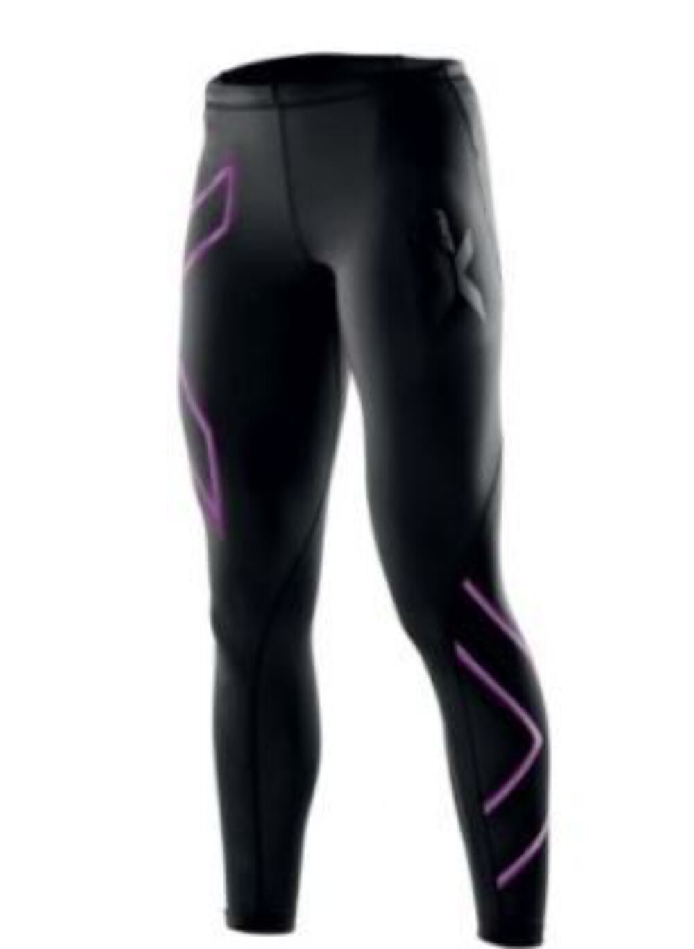 2XU Compression Womens Long Tights ( Black/Musk )