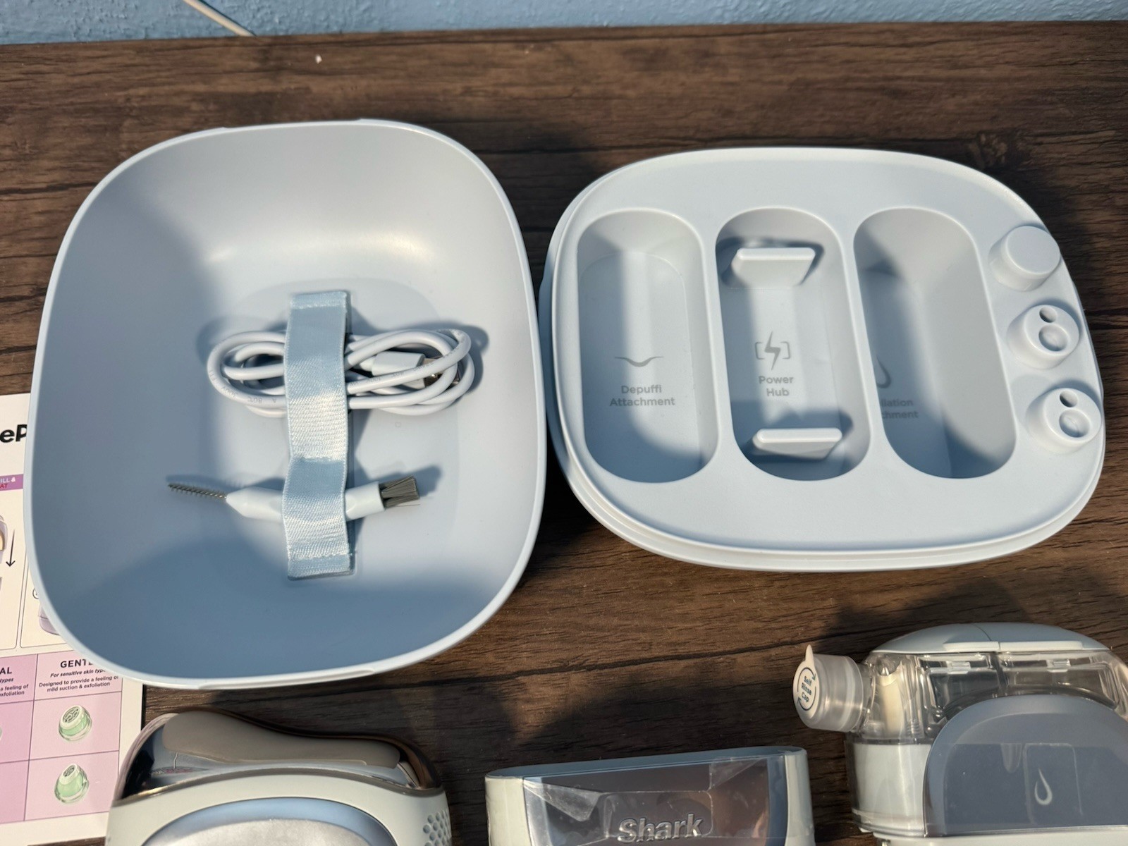 Shark Facial Pro Glow Extract, Hydrate & Depuff At Home Radiant Glow OPEN BOX