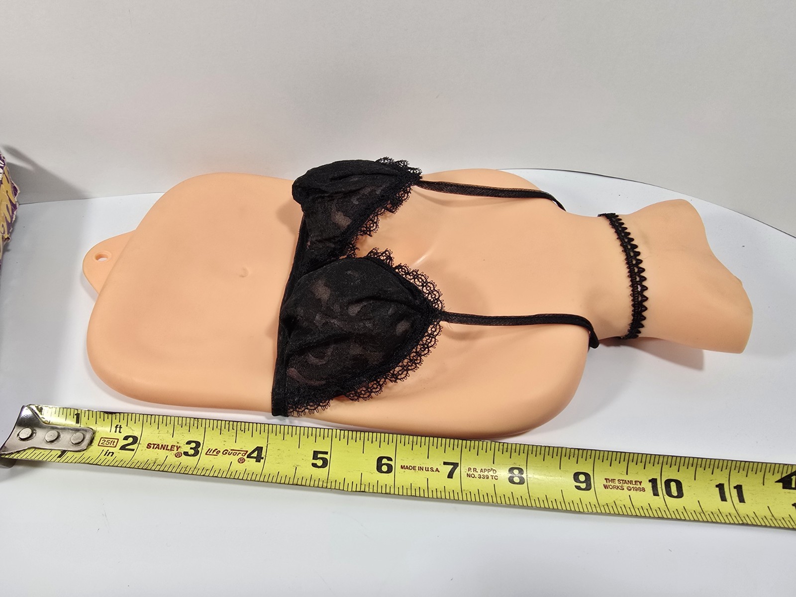 Rare Vintage 1973 Poynter Huggin Rubber Hot Water Bottle Novelty Removable Bra