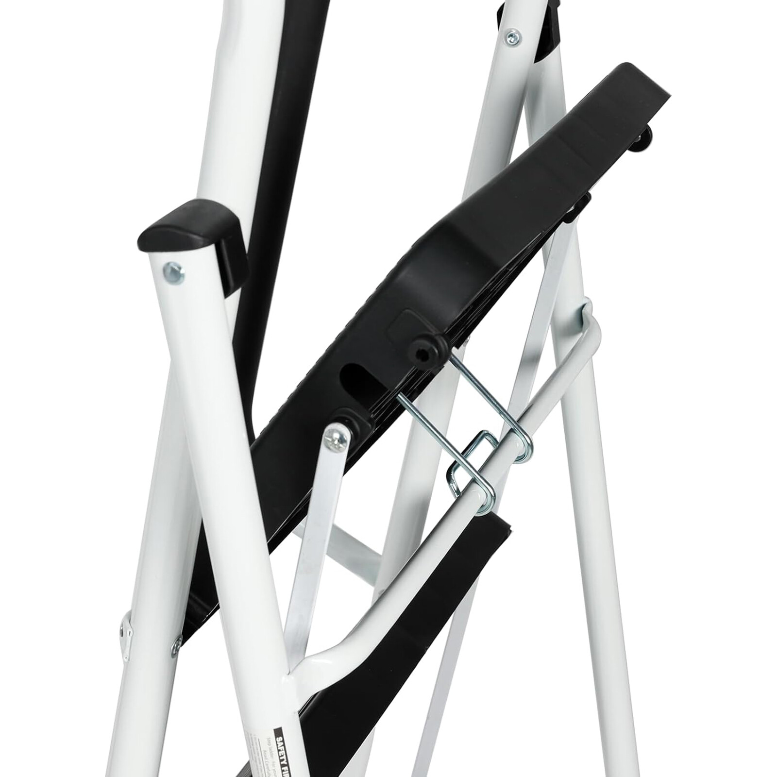 3 Step Non-Slip Stool Ladder with Handrails 500 lbs folding Attachable Tool Bag