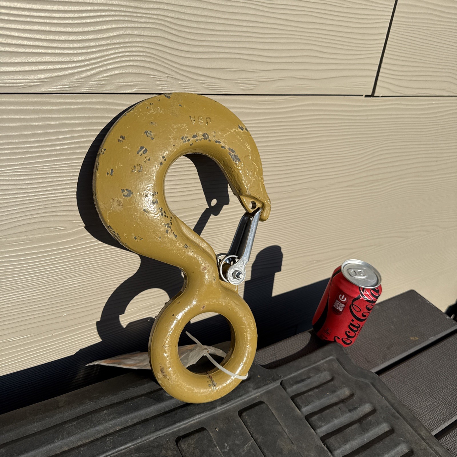 15 Ton Crosby L320 Gold Rigging Lifting Hook With Safety Latch MSRP: $412