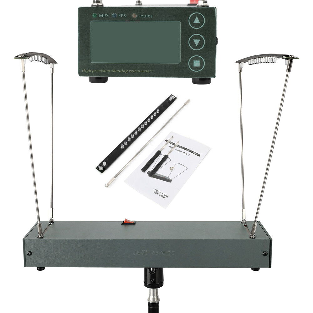 Shooting Chronograph 4-6500FPS Ball Bullet Measure Bow Arrow Velocity Tester