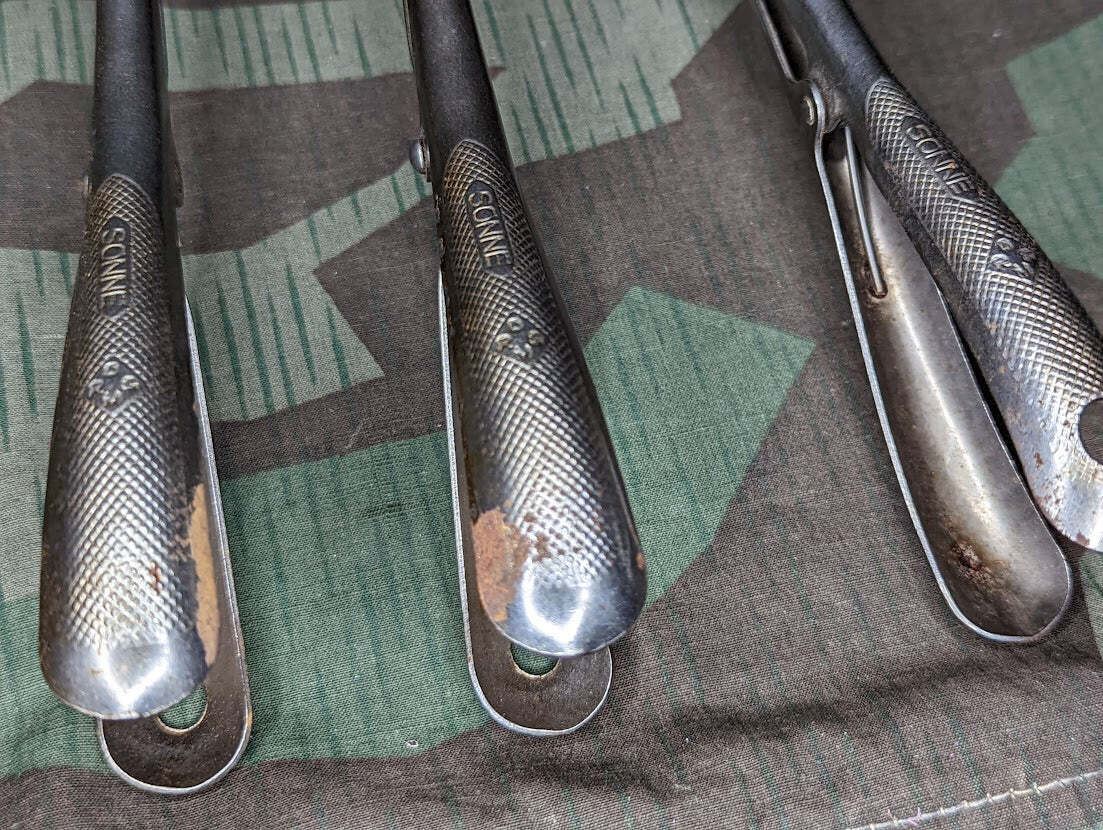 Vintage 1930s / 1940s German Sonne DRGM Coal Tongs WWII AS-IS Stove Briquettes