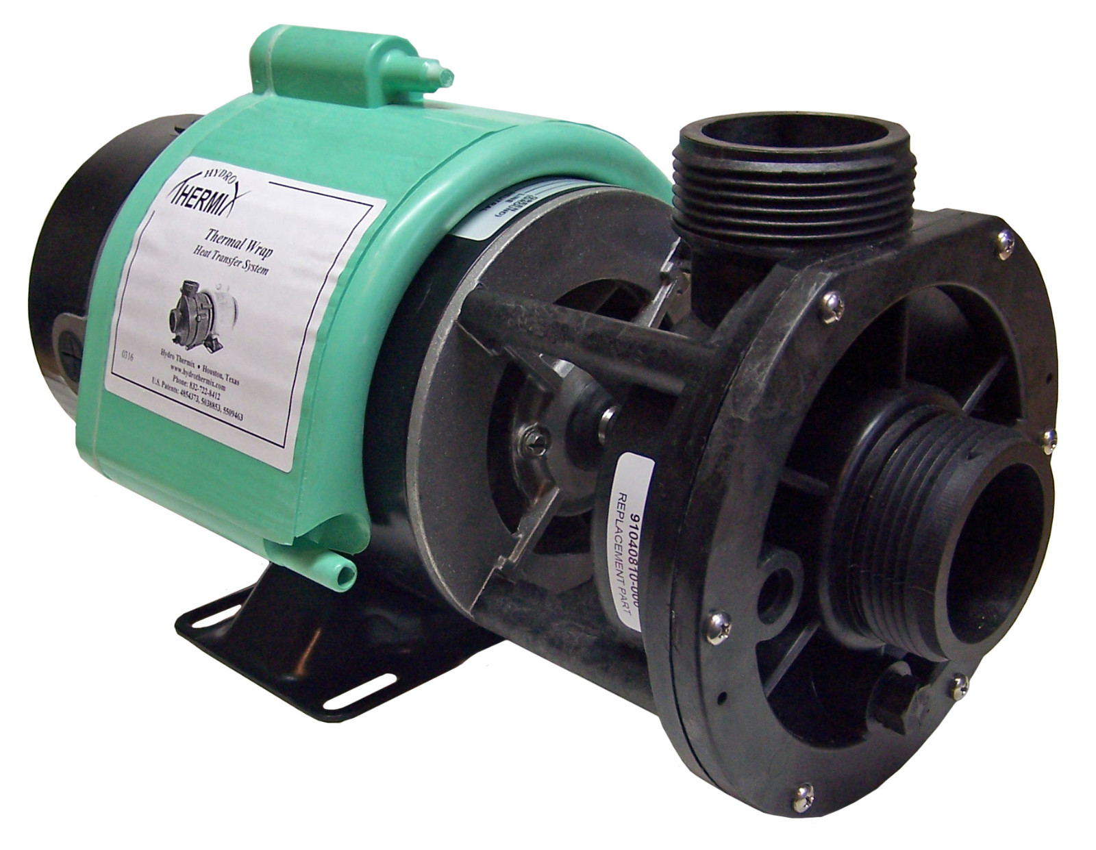 Softub Pump: 1.5HP (SPL) 12 Amps, 1 Speed with Thermal Wrap (replaces coil wrap)